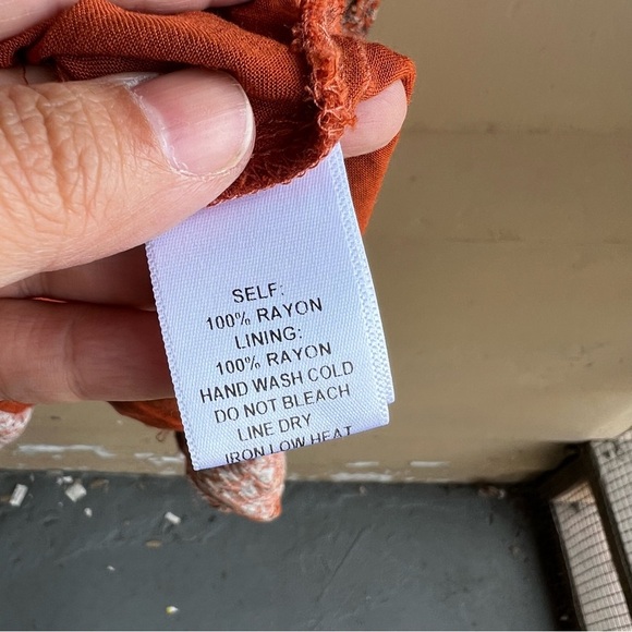 Promesa Boho Mini Dress - Size Small - Festival Peasant Floral - Picture 5 of 6